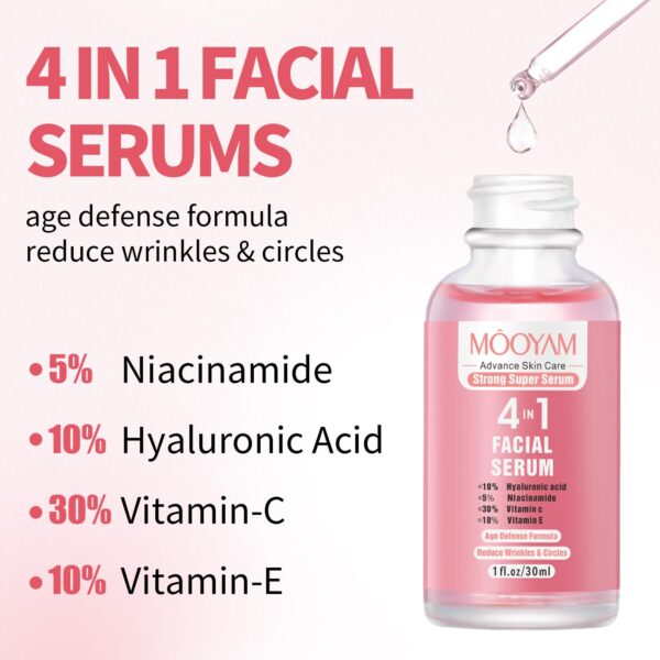 4 in 1 Vitamin C Facial Serums - Image 2