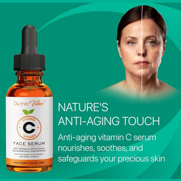 100% Pure Vitamin C Serum for Face – Anti Aging Face Serum - Image 4