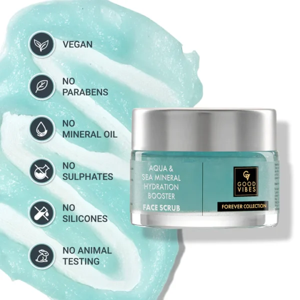 Aqua & Sea Mineral Hydration Booster Face Scrub - Image 4